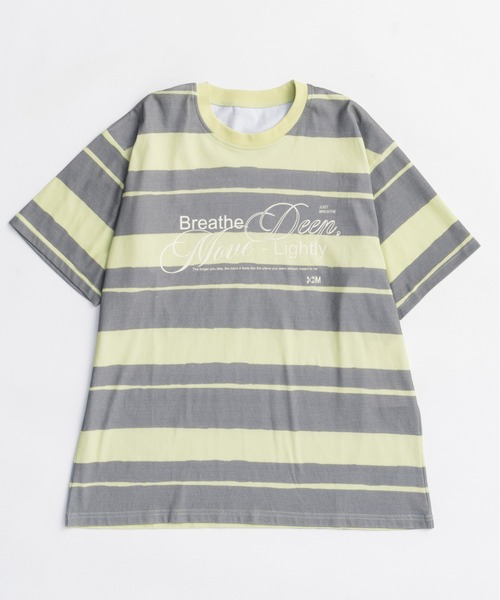 tシャツ 「25AW PRE-ORDER」Breathe Border T-shirt/BreatheボーダーTシャツ「MAISON SPECIAL/ 25AW PRE-ORDER】Breathe Border T-shirt/BreatheボーダーT