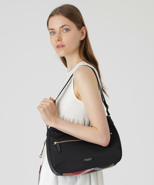 BLUE LABEL CRESTBRIDGE（ブルーレーベルクレストブリッジ）の「ナイロンワンショルダー（ショルダーバッグ・レディース・ダークネイビー/ブラック・FREE）」の3枚目の写真