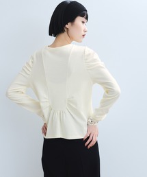 ADAM ET ROPE' | 【WEB限定】バックペプラムカットソー(Tシャツ/カットソー)