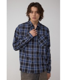 AZUL by moussy | C/Tライトオンブレーチェックシャツ(シャツ/ブラウス)