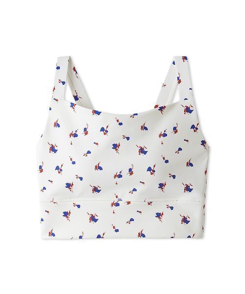 emmi（エミ）の「ディフォームフラワーブラトップ（キャミソール・レディース・グレー/ホワイト/ブラウン・0/1）」の2枚目の写真