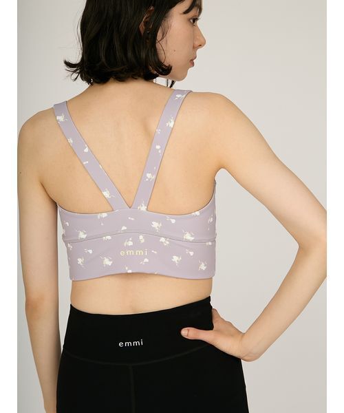 emmi（エミ）の「ディフォームフラワーブラトップ（キャミソール・レディース・グレー/ホワイト/ブラウン・0/1）」の7枚目の写真