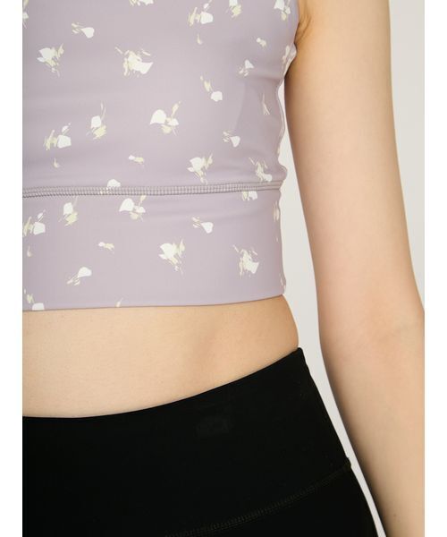 emmi（エミ）の「ディフォームフラワーブラトップ（キャミソール・レディース・グレー/ホワイト/ブラウン・0/1）」の10枚目の写真