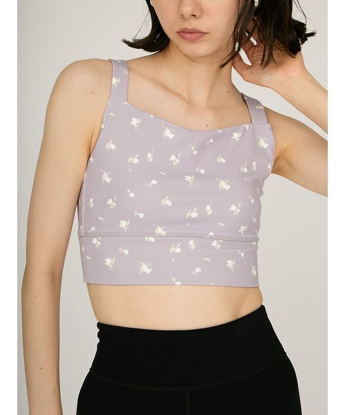 emmi（エミ）の「ディフォームフラワーブラトップ（キャミソール・レディース・グレー/ホワイト/ブラウン・0/1）」の11枚目の写真