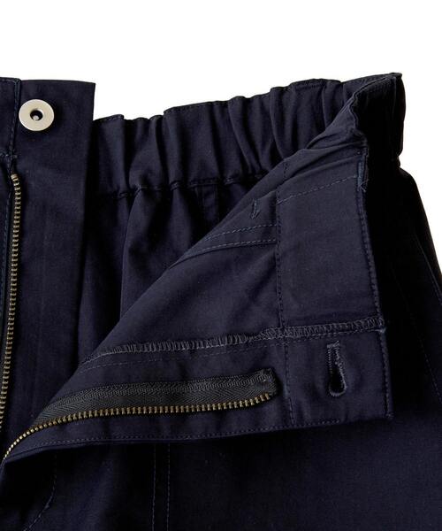 MELROSE claire（メルローズ クレール）の「【テンセルストレッチツイルベイカースカート】（スカート・レディース・ダークネイビー/カーキ/ベージュ・3/2）」の7枚目の写真