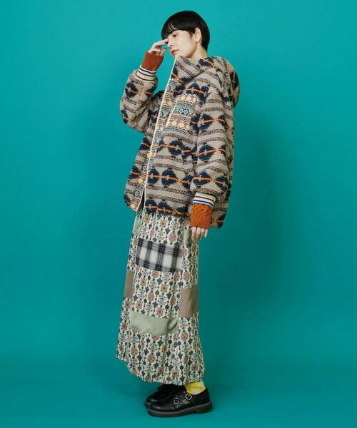 FRAPBOIS（フラボア）の「ボアクロア ブルゾン（ブルゾン・レディース・ブラック/ベージュ・1/0）」の10枚目の写真