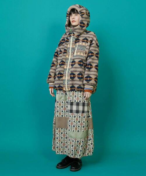 FRAPBOIS（フラボア）の「ボアクロア ブルゾン（ブルゾン・レディース・ブラック/ベージュ・1/0）」の15枚目の写真