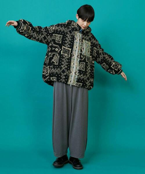 FRAPBOIS（フラボア）の「ボアクロア ブルゾン（ブルゾン・レディース・ブラック/ベージュ・1/0）」の18枚目の写真