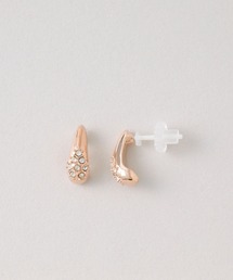 ◆金属アレルギー対応◆◆made in japan◆【高品質ポスト】ビジュードロップ ジルコニアセラミックポストピアス
