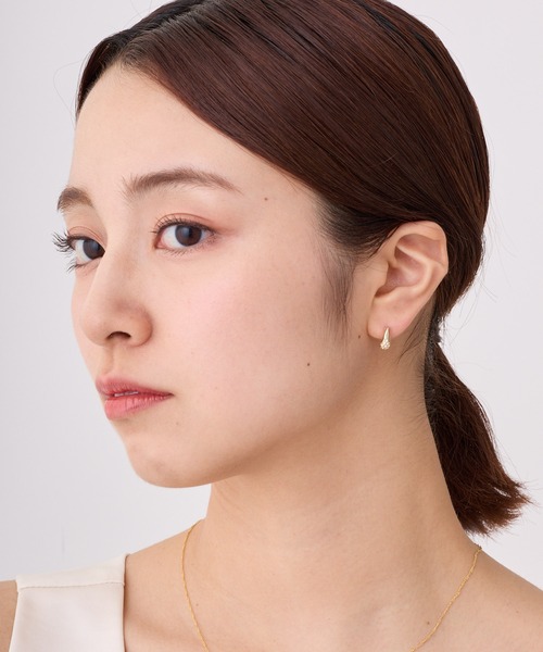 CALIN STANDARD(カリンスタンダード)の「◆金属アレルギー対応◆◆made in japan◆【高品質ポスト】ビジュードロップ ジルコニアセラミックポストピアス(ピアス(両耳用)・レディース・シルバー/ゴールド/ピンクゴールド・FREE)」の10枚目の写真