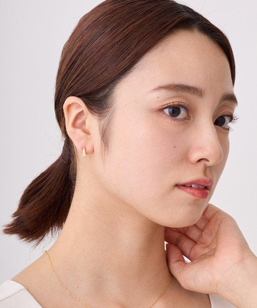CALIN STANDARD(カリンスタンダード)の「◆金属アレルギー対応◆◆made in japan◆【高品質ポスト】ビジュードロップ ジルコニアセラミックポストピアス(ピアス(両耳用)・レディース・シルバー/ゴールド/ピンクゴールド・FREE)」の11枚目の写真
