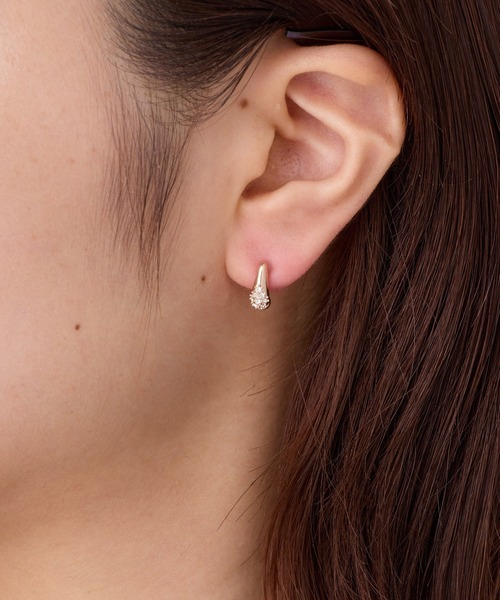 CALIN STANDARD(カリンスタンダード)の「◆金属アレルギー対応◆◆made in japan◆【高品質ポスト】ビジュードロップ ジルコニアセラミックポストピアス(ピアス(両耳用)・レディース・シルバー/ゴールド/ピンクゴールド・FREE)」の15枚目の写真