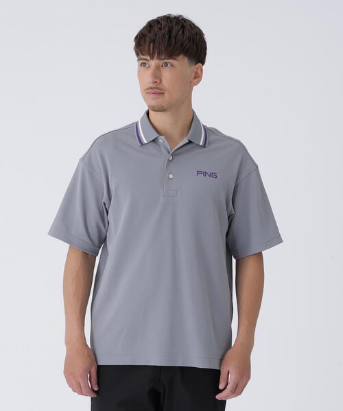 [PING APPAREL] Мужская футболка W Mesh Aseiyarn, полукороткий рукав <Early Autumn>