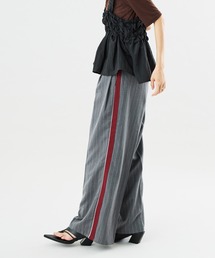 Perfect Suit FActory（パーフェクトスーツファクトリー）の「サイド配色ラインワイドパンツ（その他パンツ）」