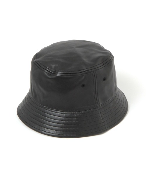 LAKOLE（ラコレ）の「フェイクレザーHAT/579031（ハット・メンズ・ブラウン/ブラック/その他9・9）」の4枚目の写真