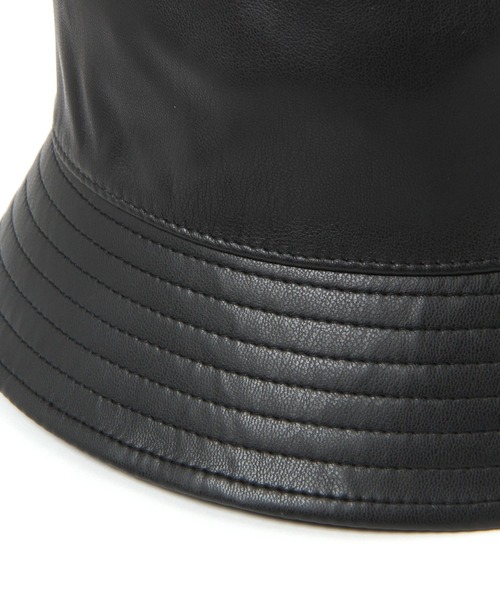 LAKOLE（ラコレ）の「フェイクレザーHAT/579031（ハット・メンズ・ブラウン/ブラック/その他9・9）」の10枚目の写真