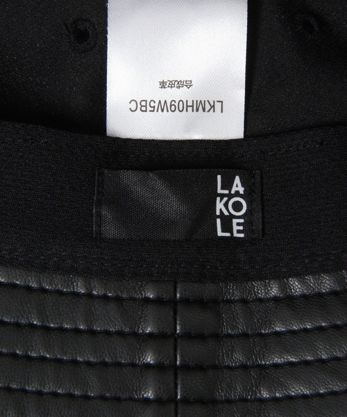 LAKOLE（ラコレ）の「フェイクレザーHAT/579031（ハット・メンズ・ブラウン/ブラック/その他9・9）」の18枚目の写真