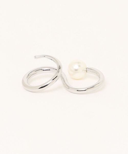 BROTHERHOOD（ブラザーフッド）の「【earyear】Wave Pearl Design Double Finger Ring（リング・レディース・シルバー/ゴールド・FREE）」の14枚目の写真