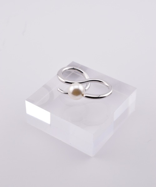 BROTHERHOOD（ブラザーフッド）の「【earyear】Wave Pearl Design Double Finger Ring（リング・レディース・シルバー/ゴールド・FREE）」の3枚目の写真