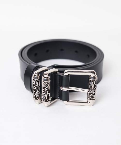 セール】《35mmレザー》スタッズベルト（ベルト）｜B.I.D.（ビー