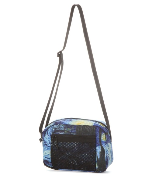 LAKOLE(ラコレ)の「【ラコレ アート】メッシュコンビショルダーバッグ / 586597(ショルダーバッグ・メンズ・ベージュ/ネイビー・FREE)」の2枚目の写真