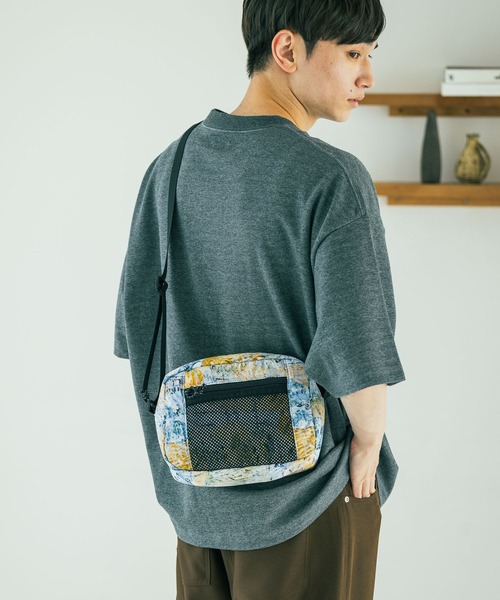 LAKOLE(ラコレ)の「【ラコレ アート】メッシュコンビショルダーバッグ / 586597(ショルダーバッグ・メンズ・ベージュ/ネイビー・FREE)」の20枚目の写真