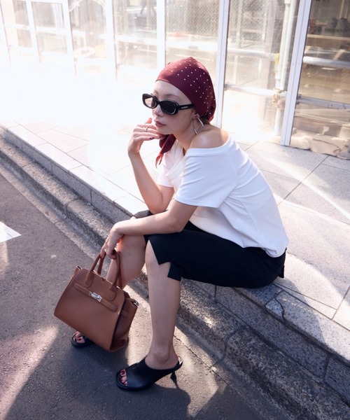 HANNE（アン）の「ベルテッドハンドバッグ（ハンドバッグ・レディース・キャメル/ブラック・FREE）」の13枚目の写真