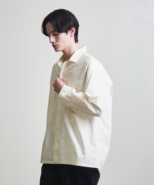 【マルチサイズ】タイプライタークロス 2ポケット シャツ
