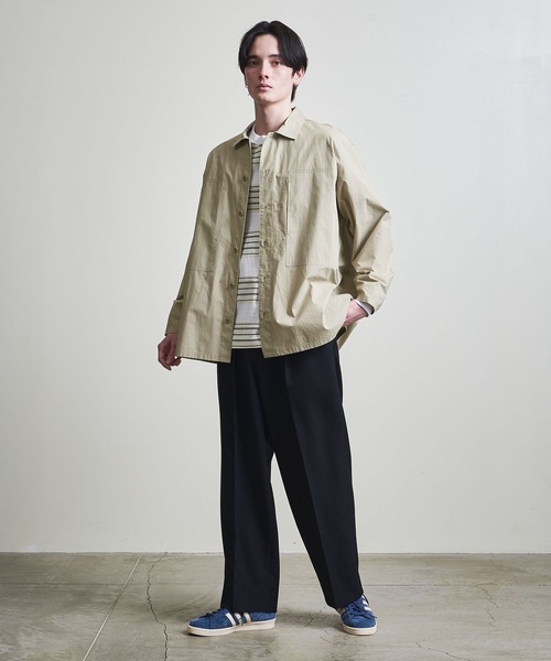 マルチサイズ】タイプライタークロス 2ポケット シャツ（シャツ