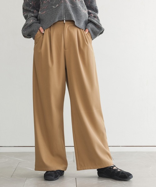 n'OrLABEL（ノアールレーベル）の「【機能素材】『カラースラックスパンツ』（スラックス・レディース・ブラック/チャコール/ネイビー・3L/L～LL/S～Ｍ）」の6枚目の写真