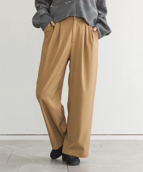 n'OrLABEL（ノアールレーベル）の「【機能素材】『カラースラックスパンツ』（スラックス・レディース・ブラック/チャコール/ネイビー・3L/L～LL/S～Ｍ）」の7枚目の写真