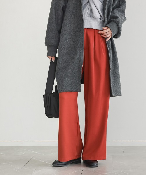 n'OrLABEL（ノアールレーベル）の「【機能素材】『カラースラックスパンツ』（スラックス・レディース・ブラック/チャコール/ネイビー・3L/L～LL/S～Ｍ）」の10枚目の写真