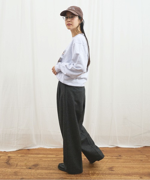 fig Ｌondon（フィグロンドン）の「The duck chronicles sweat（スウェット・レディース・アッシュグレー・LARGE/MEDIUM）」の19枚目の写真