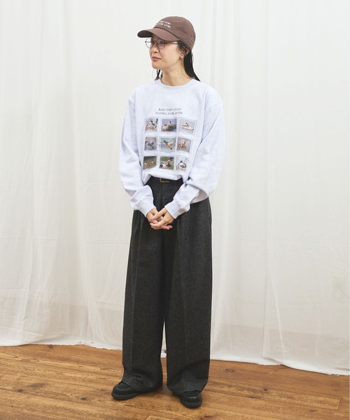 fig Ｌondon（フィグロンドン）の「The duck chronicles sweat（スウェット・レディース・アッシュグレー・LARGE/MEDIUM）」の20枚目の写真