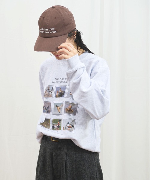 fig Ｌondon（フィグロンドン）の「The duck chronicles sweat（スウェット・レディース・アッシュグレー・LARGE/MEDIUM）」の10枚目の写真
