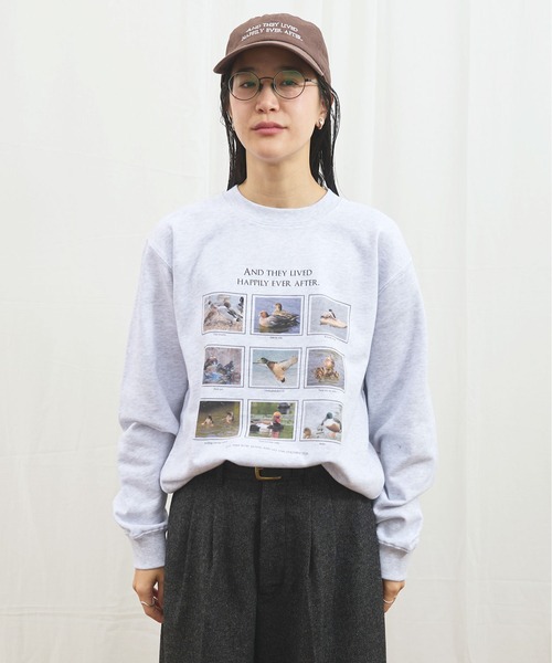 fig Ｌondon（フィグロンドン）の「The duck chronicles sweat（スウェット・レディース・アッシュグレー・LARGE/MEDIUM）」の12枚目の写真