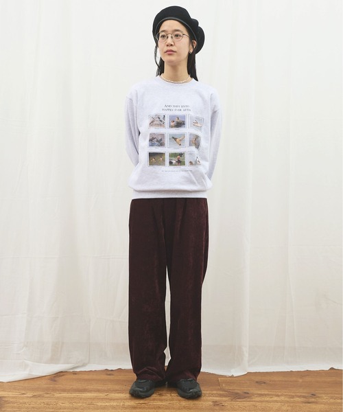 fig Ｌondon（フィグロンドン）の「The duck chronicles sweat（スウェット・レディース・アッシュグレー・LARGE/MEDIUM）」の14枚目の写真