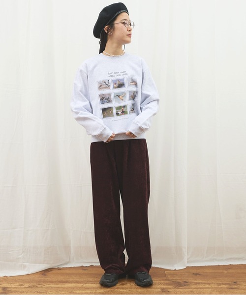 fig Ｌondon（フィグロンドン）の「The duck chronicles sweat（スウェット・レディース・アッシュグレー・LARGE/MEDIUM）」の17枚目の写真