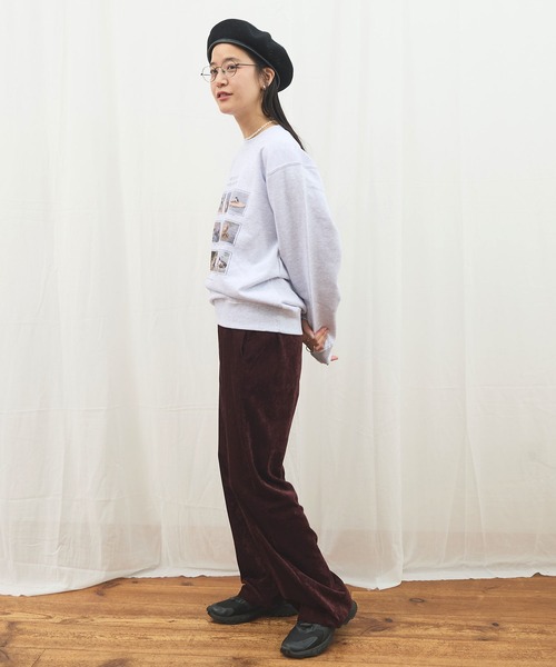fig Ｌondon（フィグロンドン）の「The duck chronicles sweat（スウェット・レディース・アッシュグレー・LARGE/MEDIUM）」の6枚目の写真