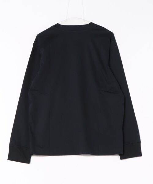 TAKA-Q(タカキュー)の「Tシャツ メンズ 長袖 ストレッチ 綿 コットン 無地 シルケット スムス スロープネック ドレスT(Tシャツ/カットソー・メンズ・ホワイト/ネイビー・S/MEDIUM/LARGE/X-LARGE)」の3枚目の写真