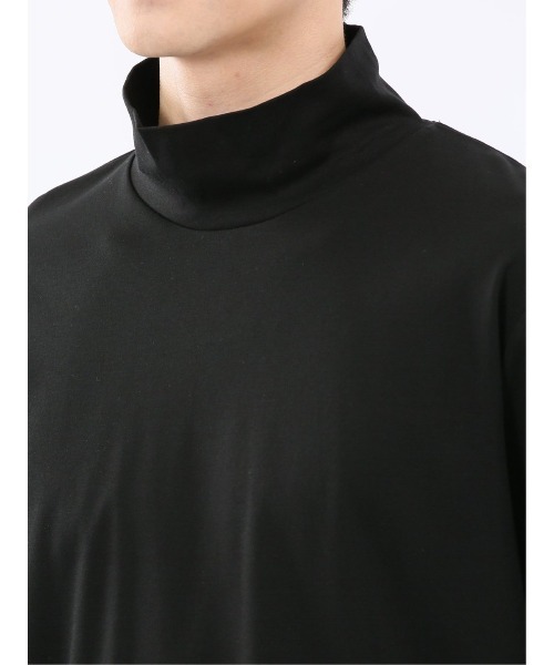 TAKA-Q(タカキュー)の「Tシャツ メンズ 長袖 ストレッチ 綿 コットン 無地 シルケット スムス スロープネック ドレスT(Tシャツ/カットソー・メンズ・ホワイト/ネイビー・S/MEDIUM/LARGE/X-LARGE)」の8枚目の写真