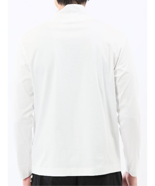 TAKA-Q(タカキュー)の「Tシャツ メンズ 長袖 ストレッチ 綿 コットン 無地 シルケット スムス スロープネック ドレスT(Tシャツ/カットソー・メンズ・ホワイト/ネイビー・S/MEDIUM/LARGE/X-LARGE)」の17枚目の写真