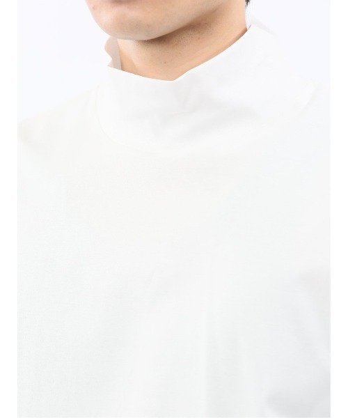 TAKA-Q(タカキュー)の「Tシャツ メンズ 長袖 ストレッチ 綿 コットン 無地 シルケット スムス スロープネック ドレスT(Tシャツ/カットソー・メンズ・ホワイト/ネイビー・S/MEDIUM/LARGE/X-LARGE)」の18枚目の写真
