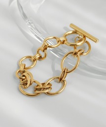 ANEMONE | 【ステンレス】コンビチェーンマンテルブレスレット(ブレスレット)