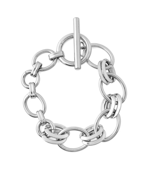 ANEMONE（アネモネ）の「【ステンレス】コンビチェーンマンテルブレスレット（ブレスレット・レディース・ゴールド/シルバー・FREE）」の3枚目の写真