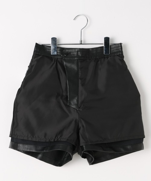 フェイクレザーショートパンツ（その他パンツ）｜PAGEBOY（ページ