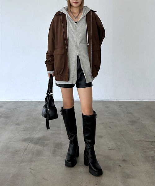 PAGEBOY(ページボーイ)の「フェイクレザーショートパンツ(その他パンツ・レディース・ブラウン/ブラック・FREE)」の20枚目の写真