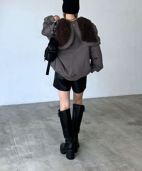 PAGEBOY(ページボーイ)の「フェイクレザーショートパンツ(その他パンツ・レディース・ブラウン/ブラック・FREE)」の19枚目の写真