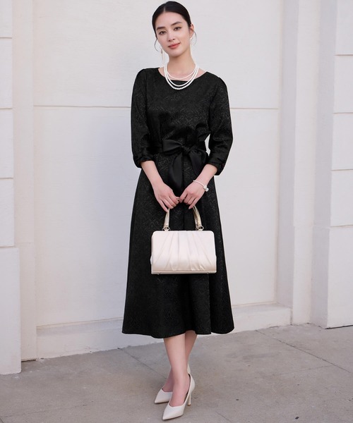 ロングドレス パーティードレス ドレス 結婚式 オケージョンドレス フォーマル ロング マキシ丈 ミモレ丈 披露宴 謝恩会 発表会 長袖 七分袖 二次会 成人式 同窓会 レース きれいめ 大きいサイズ ゆったり セレモニー