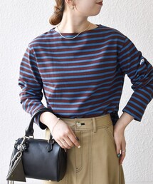 ORCIVAL | ORCIVAL:〈手洗い可能〉ボートネック ボーダー ロングスリーブ プルオーバー 25AW(Tシャツ/カットソー)